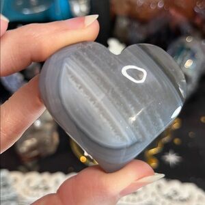 Botswana Agate Heart (1)